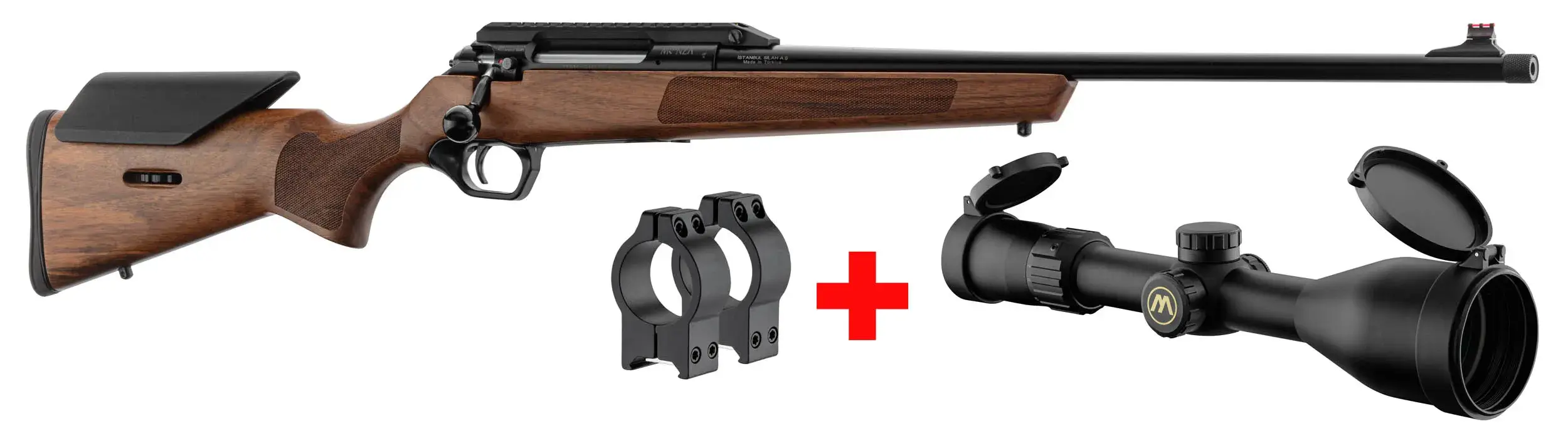 Pacchetto da caccia fucile MONZA 30-06 ottica Microdot 3-12x56, immagine 2 di 2