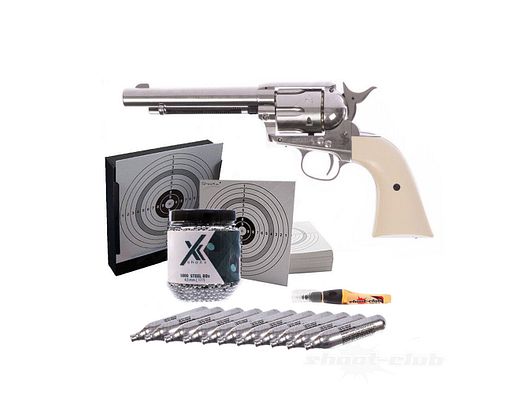 UMAREX	 COLT SAA .45 Peacemaker CO2-Revolver 4,5mm BB - Nickel