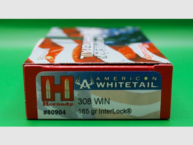 Hornady American White Tail Kal. .308 Win. 165 Grain 200 Schuß ein Los