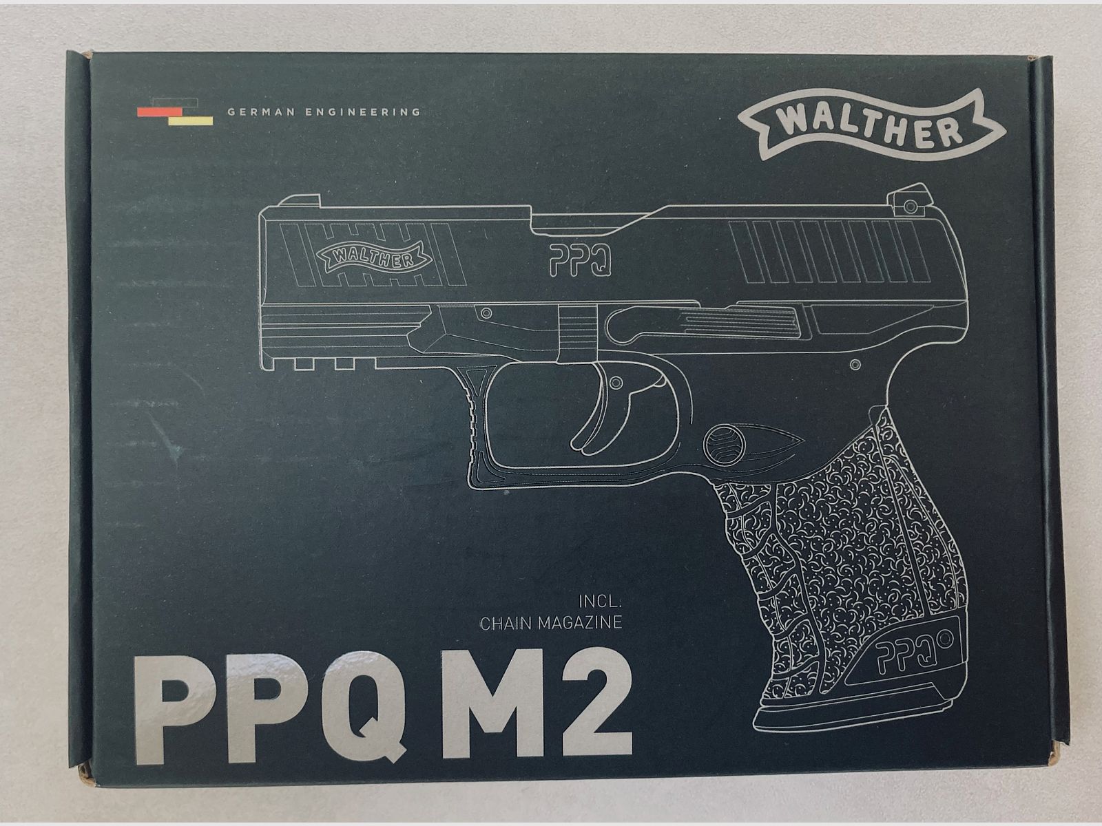 Umarex Walther PPQ M2 4,5mm Diabolo CO2 Pistole - neuwertiger Zustand