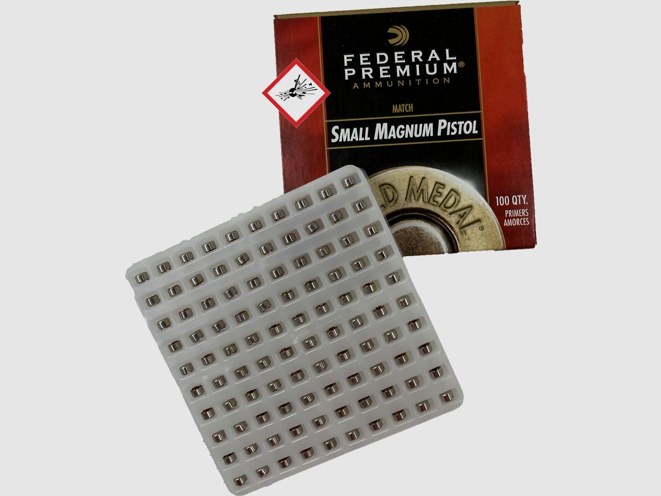 Federal Primers Gold Medal #200 Small Pistol Magnum