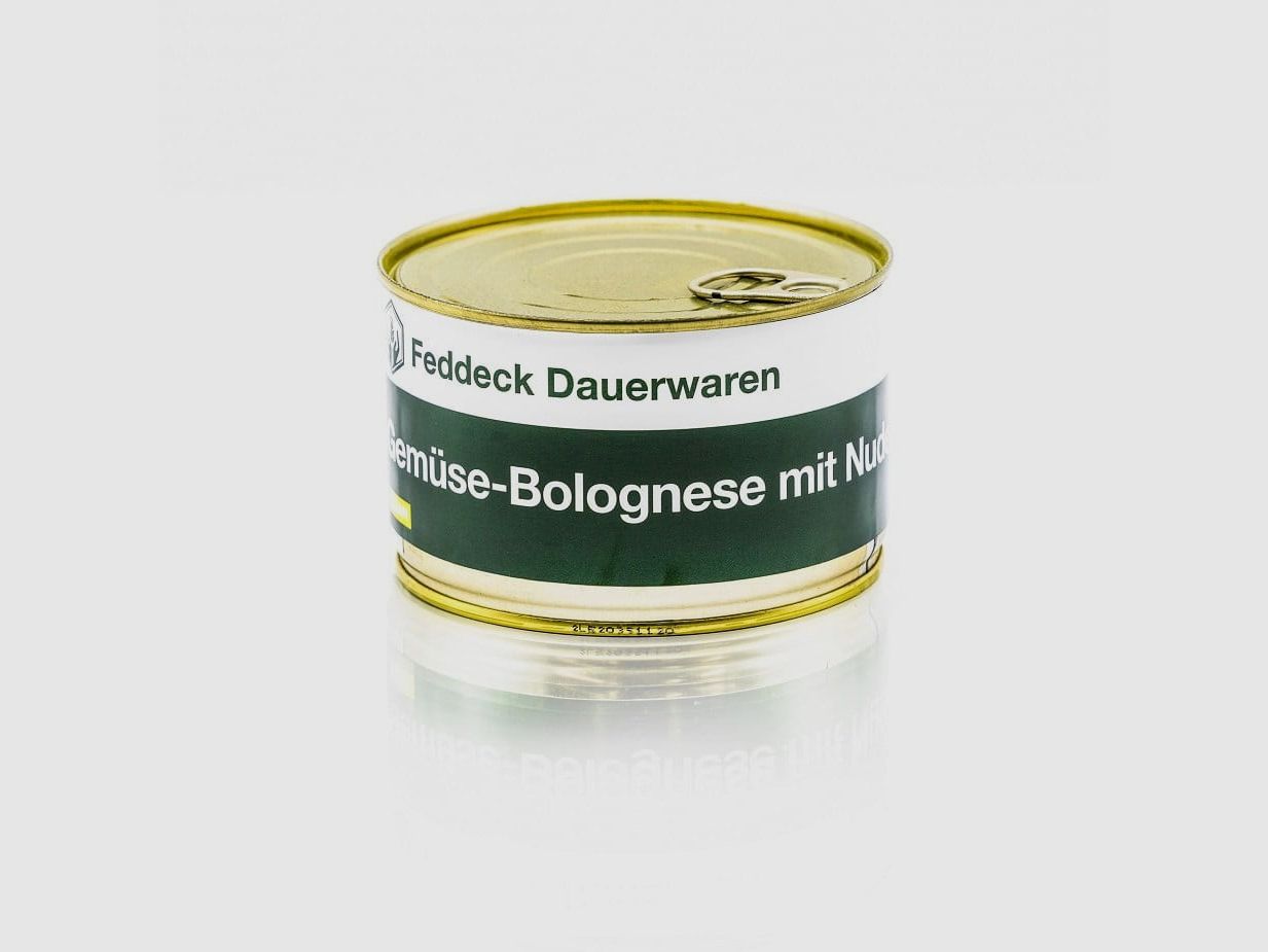 Feddeck Dauerwaren Gemüse-Bolognese mit Nudeln (400 g)