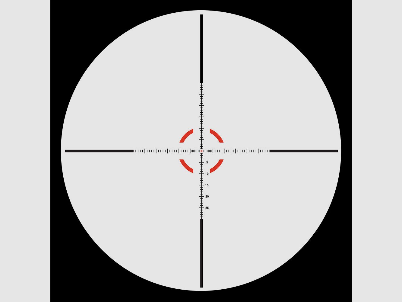 Credo 1-8x28 FFP MRAD Segmented Circle Red/Green, image 3 sur 5