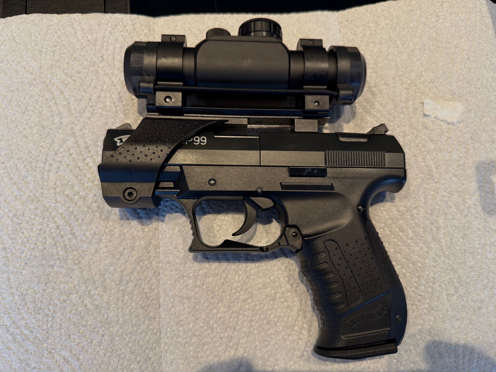 Walther CP99 luchtpistool 4,5mm met Top Point