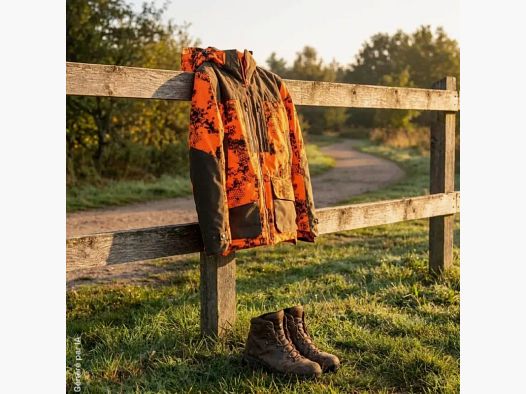 Thermo-Hunt Jacke Camouflage Orange Digital - Jagd & Wandern