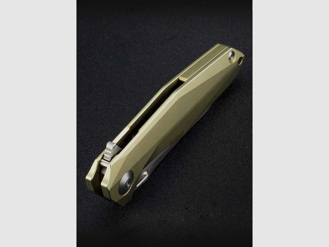Rikeknife 1504A-G Taschenmesser, Gold