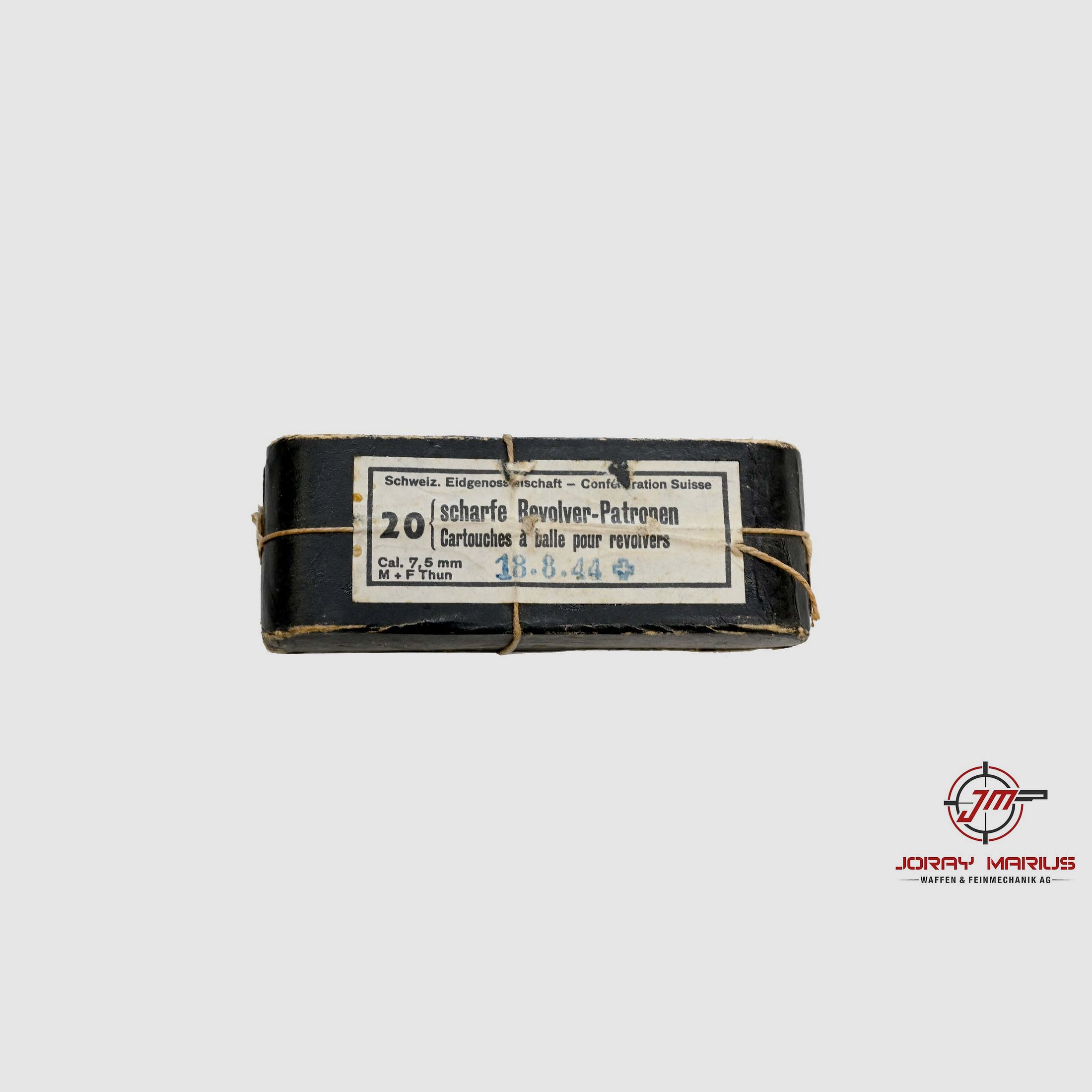 7.5 Swiss Revolverpatrone 1882 Sammlermunition