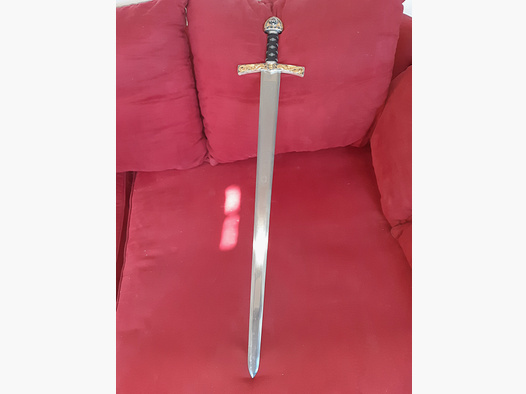 Das Schwert von König Richard Löwenherz , 440 Edelstahl + scharf geschliffe. IDEAL zum V A T E R T A G   ! ! ! 