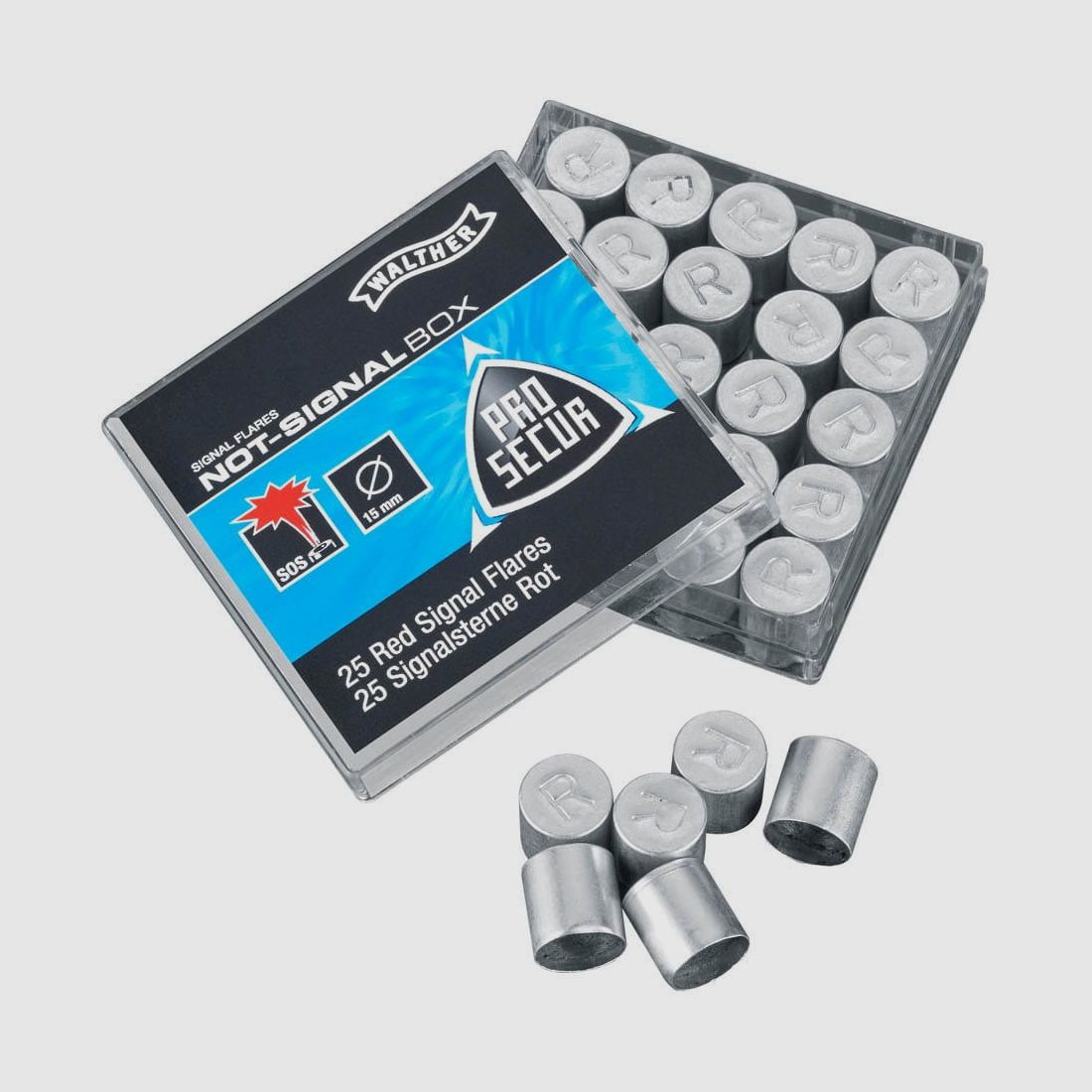 Walther ProSecur Not-Signal Box - 25 Stk.