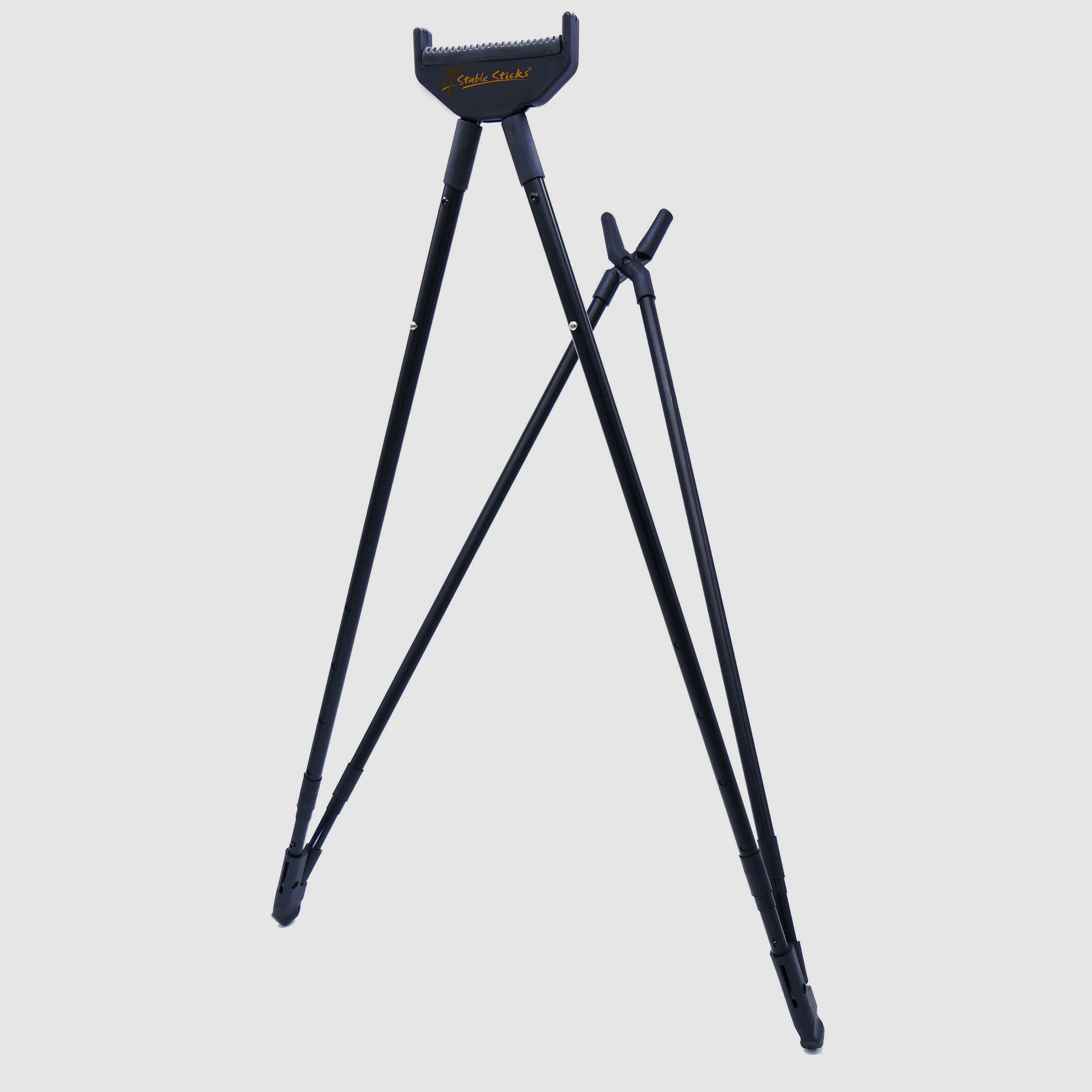 4 Stable Stick, Sit Stick, telescopic 70-106cm, Alu, black