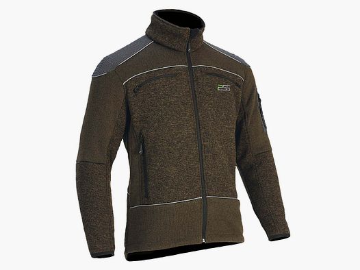 Faserstrickjacke X-treme Grün Melange