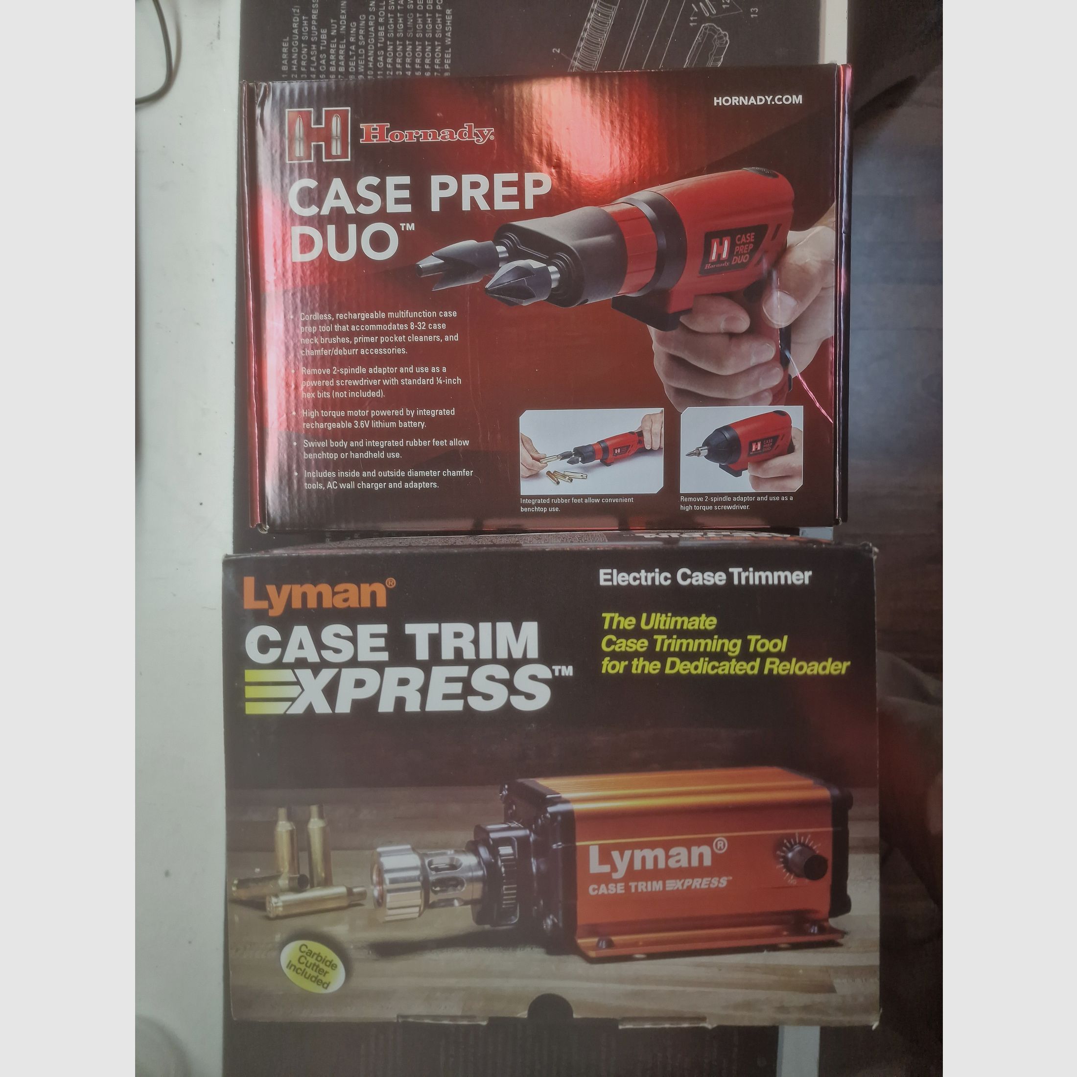Lyman Case Trim Express & Hornady Case Prep Duo - multifunction tool for case processing - like new & hardly used!
