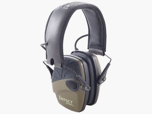 HOWARD LEIGHT IMPACT SPORT ELECTRONIC EARMUFFS O.D. GREEN