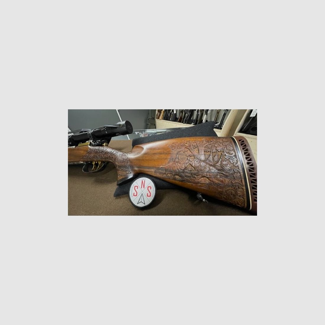 Mauser 98er Einzelstück, graviert
