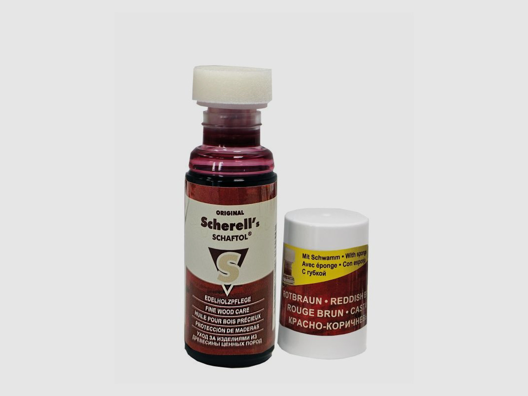 Ballistol Scherell s SCHAFTOL 50 ml Flasche mit Applikationsschwamm