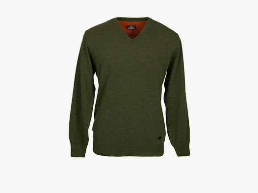 Foresta Albert V-Pullover aus 100 % Merinowolle