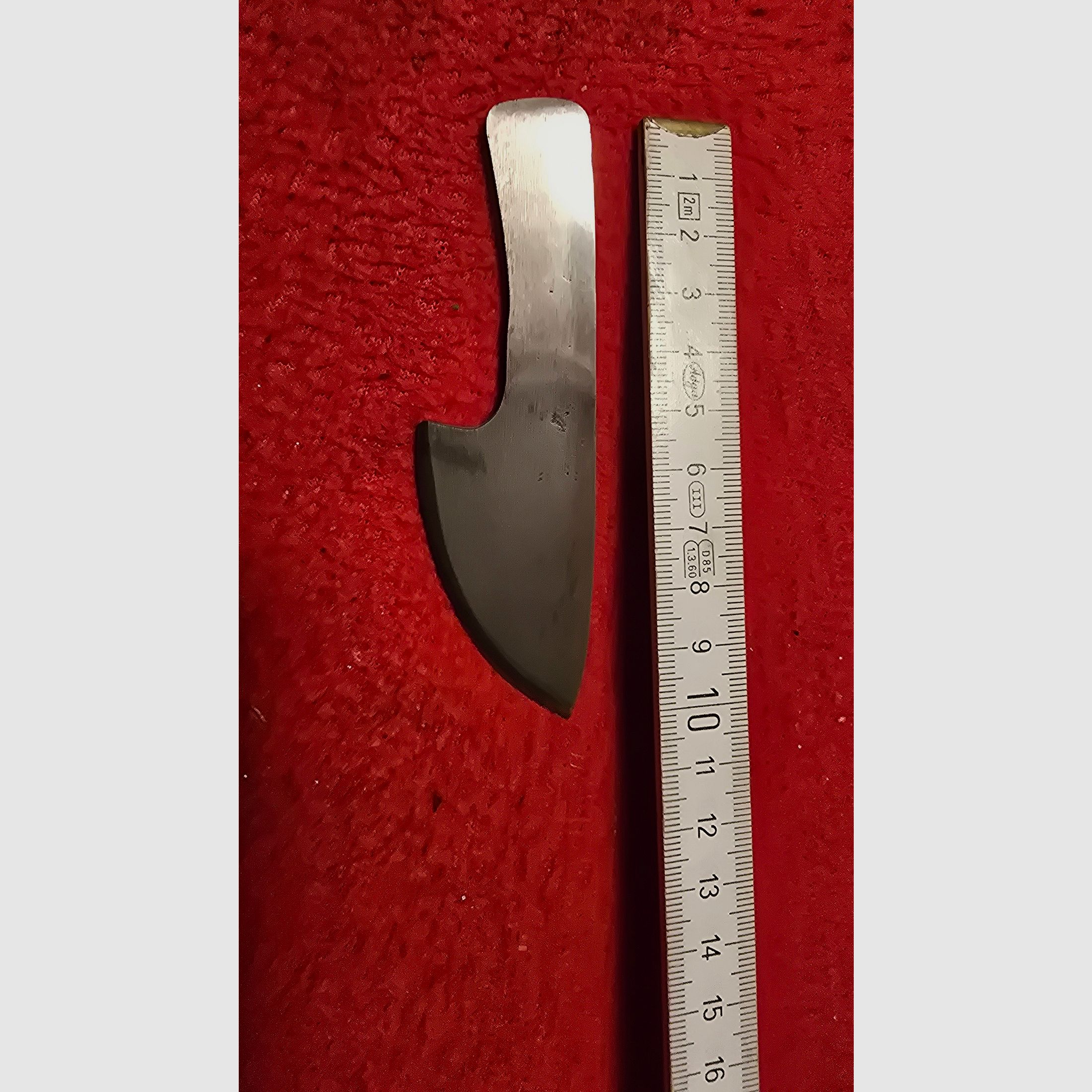 Kleiner skinner handgeschmiedet aus kannonenrohr Stahl 