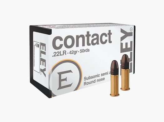 Eley Contact Subsonic .22 LR 42gr Ammunition