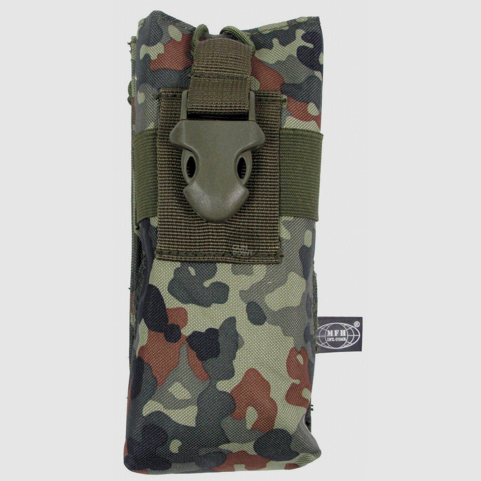 Funkgertetasche, "MOLLE",flecktarn