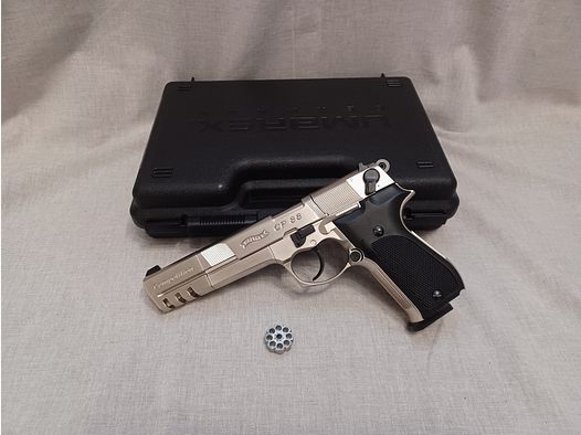 Walther CP88 Competition / nickel / 4,5 mm Diabolo / CO2 / Pistole / OVP (76)