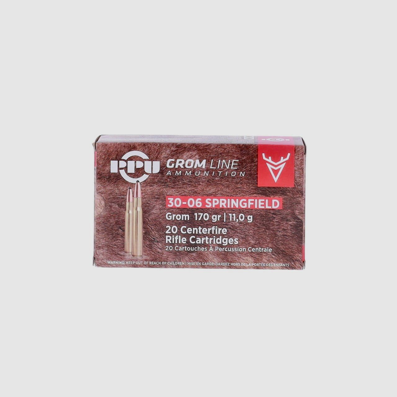 PRVI/PPU GROM .30-06 Sprgf. Teilmantel 170 gr. - 20 Stk