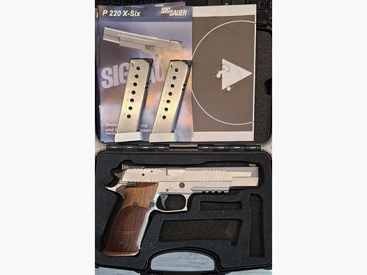 Verkaufe Sig Sauer P220 X-Six Classic II im Kal. .45 ACP + 9 mm Wechselsystem