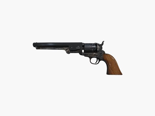 Uberti Revolver Schwarzpulver 1851 NAVY Messing Kal. 36 Lauf 7,5" brüniert inklusive Zubehör