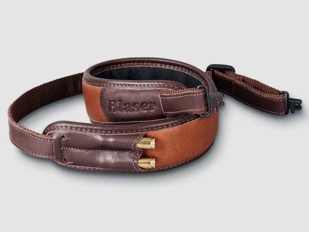 BLASER Gewehrriemen Leder braun
