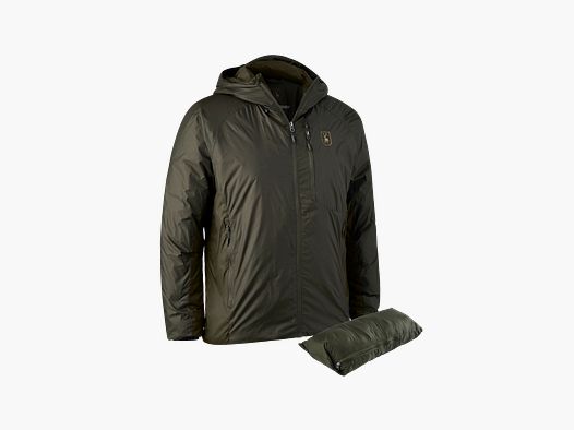 Packable Jacket - Deep Green/Art Green - Size: 3XL