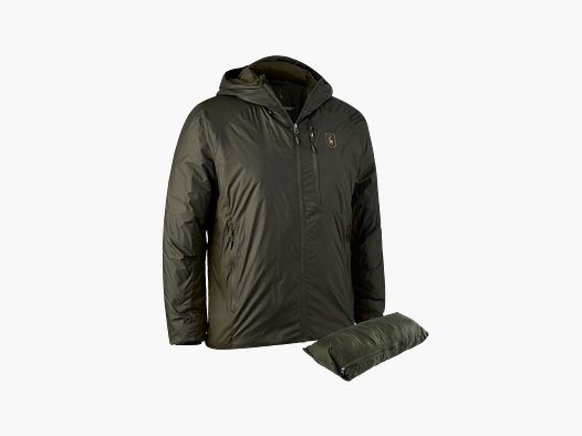 Packable Jacket - Deep Green/Art Green - Size: 3XL