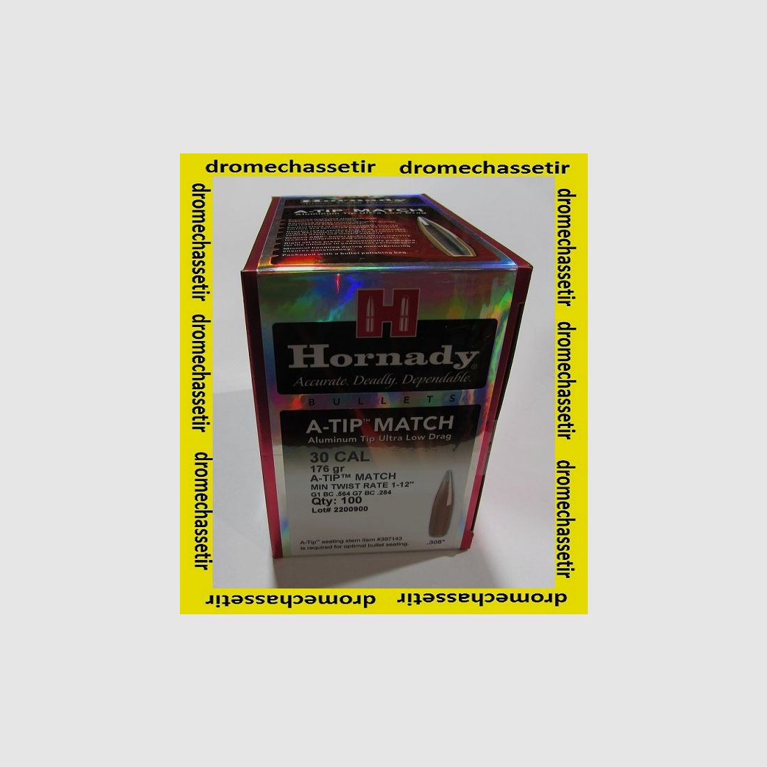BOX MIT 100 GESCHOSSEN HORNADY A-TIP MATCH 30/308 176GR ref 30717