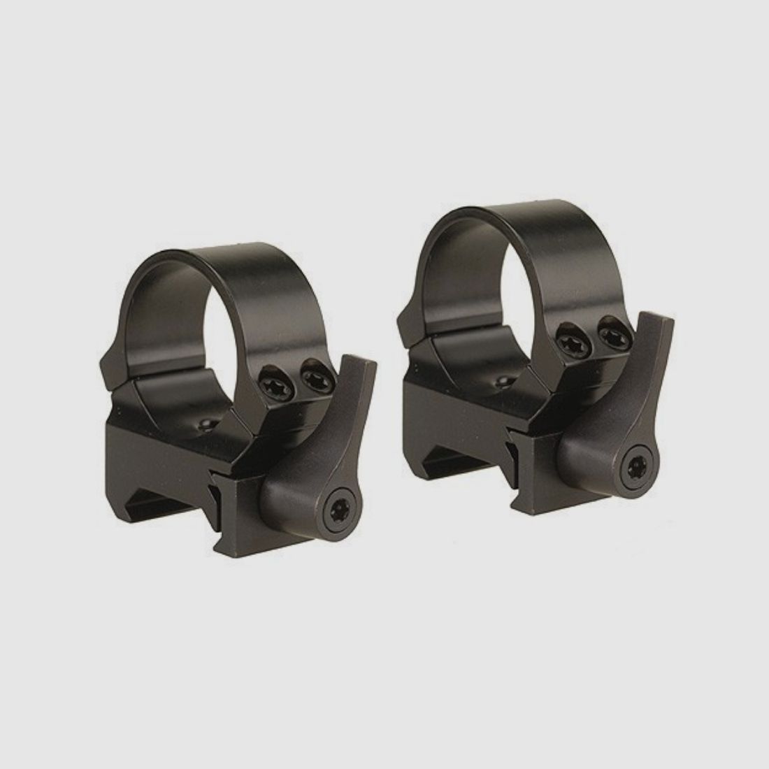 Leupold QRW pierścienie 25,4 mm średnie błyszczące czarne