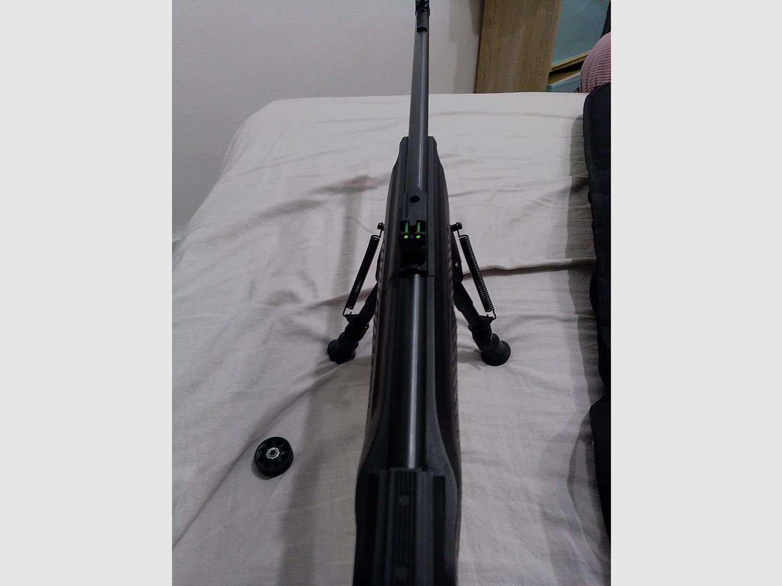 1 x Airmagnum Hämmerli 4,5mm CO2 Gewehr Tasche 2 Magazine Nördlingen Neuwertig