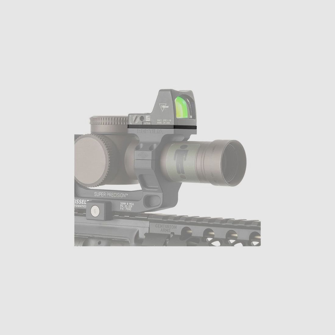 Reptilia Corp ROF-Riser 10 mm pour Trijicon RMR/SRO, noir