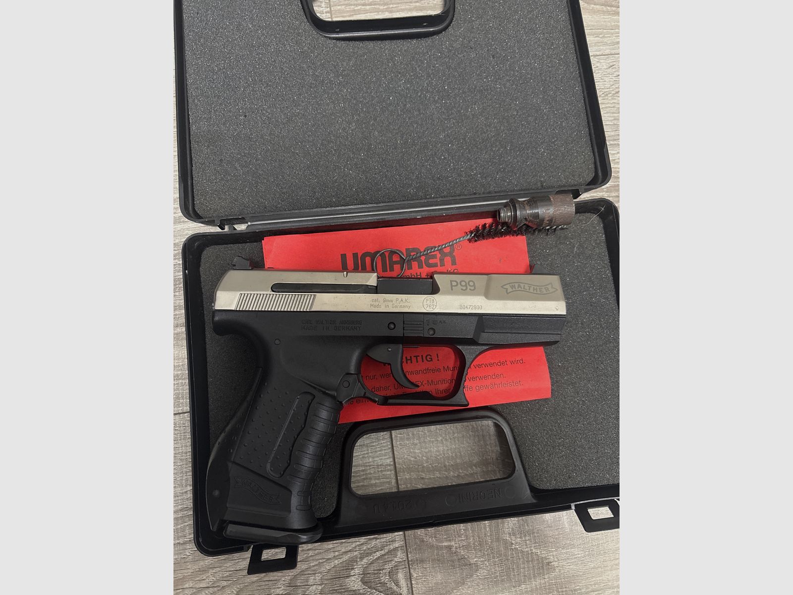 Walther p99 9mm blank gun, afbeelding 1 van 4