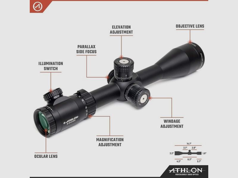 PRECIO MÁS BAJO / NUEVO Argos 6-24x50 telescopio de mira Gen2, imagen 2 de 6