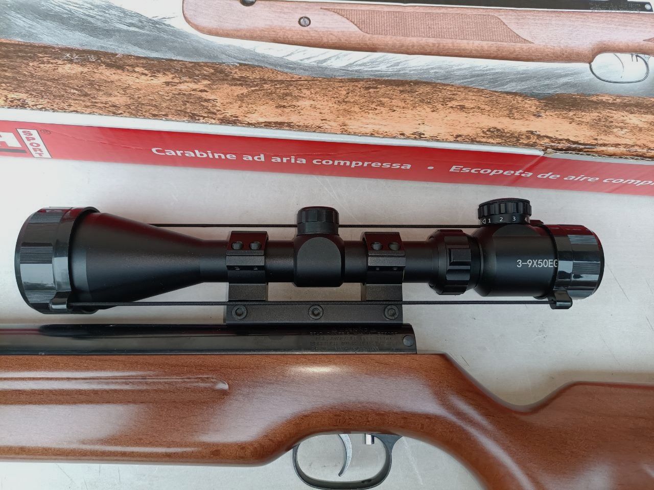 Luftgewehr Weihrauch HW 35 K Schalldämpfer Fernrohr Exportfeder