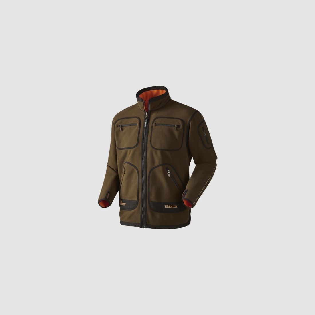 H?rkila Kamko Fleecejacke Green/Orange S