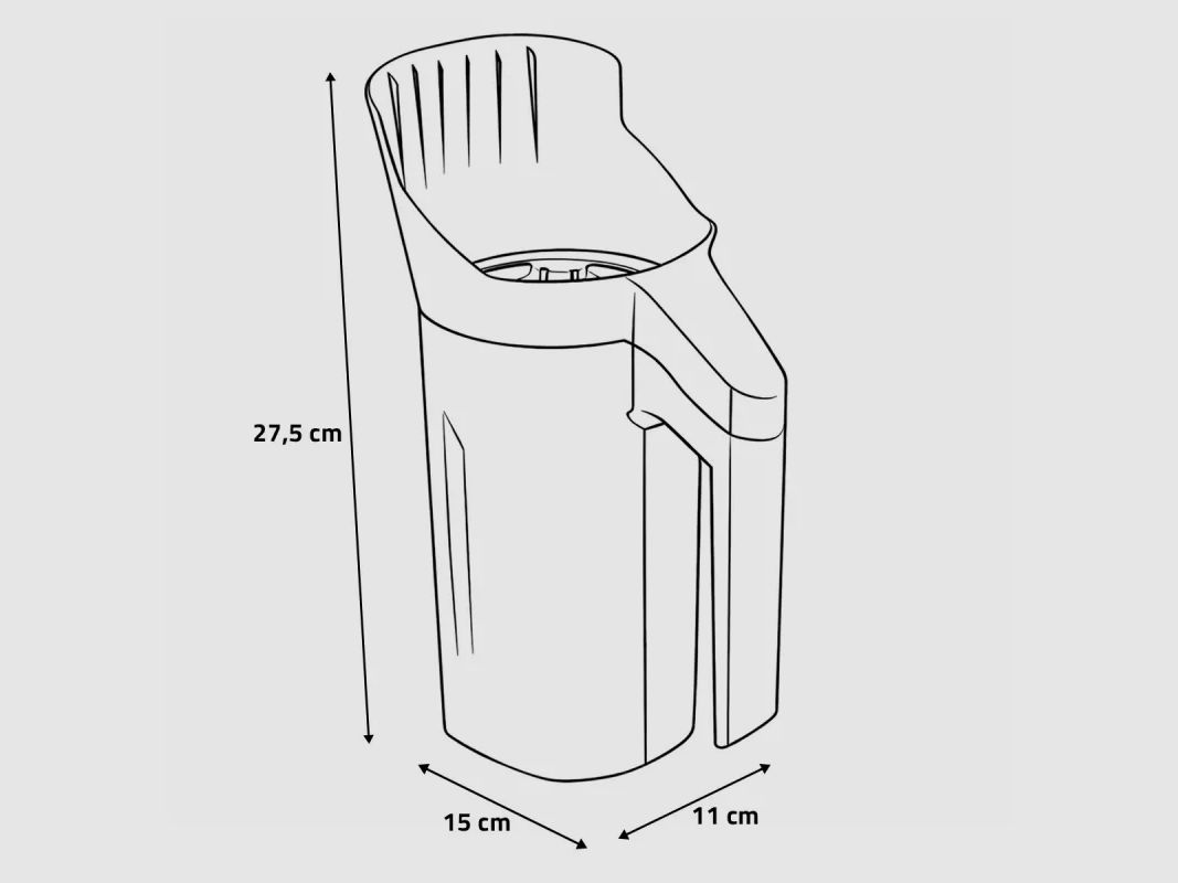 Spandiconcime Manuale 15x11xH27cm - Seminatrice Pratica per Giardino, immagine 5 di 7