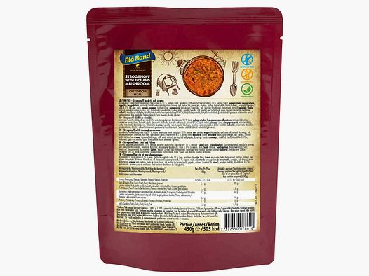 Bla Band Stroganoff mit Reis und Pilzen