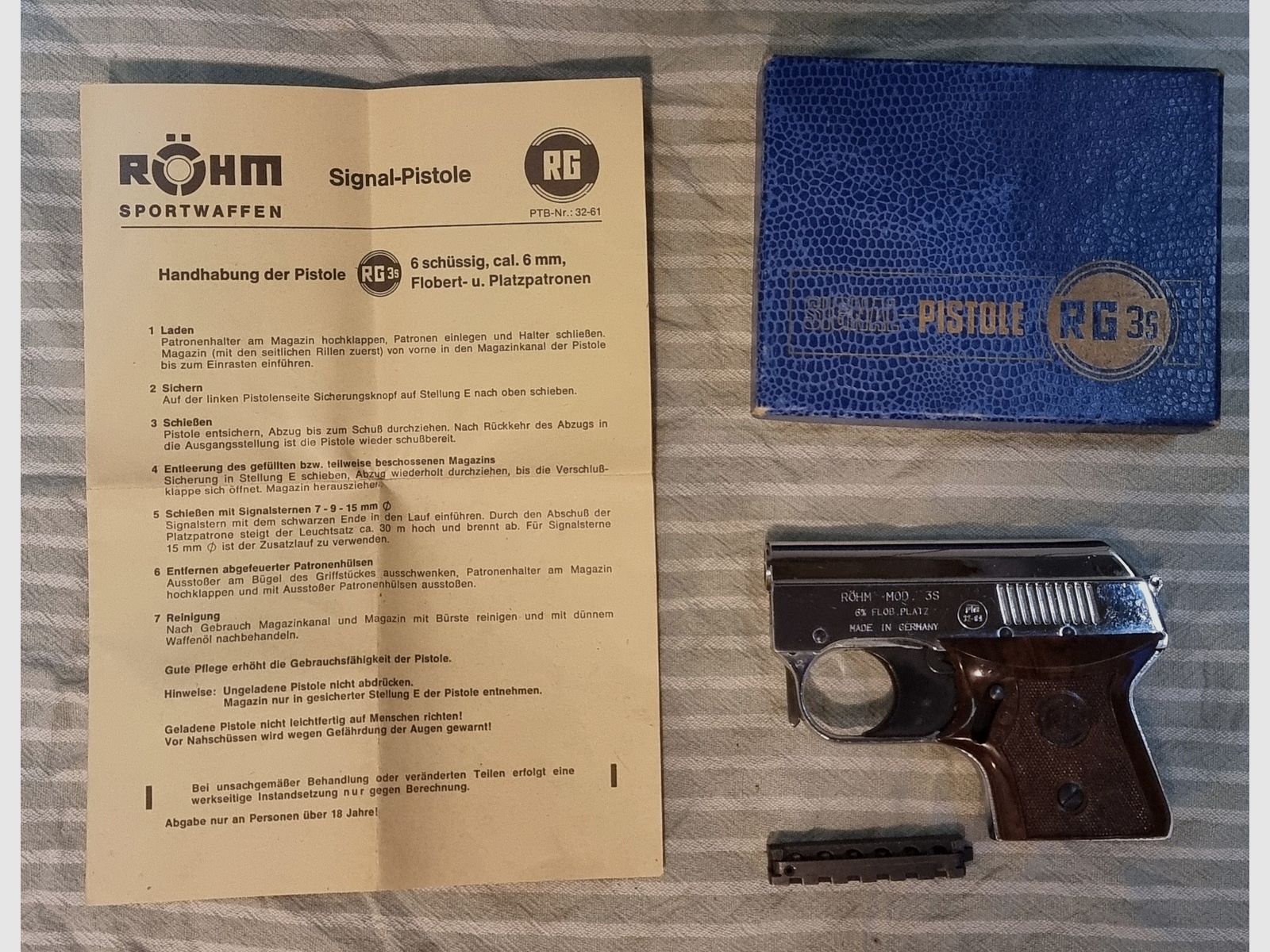 Röhm RG 3s in Chrom inkl. OVP