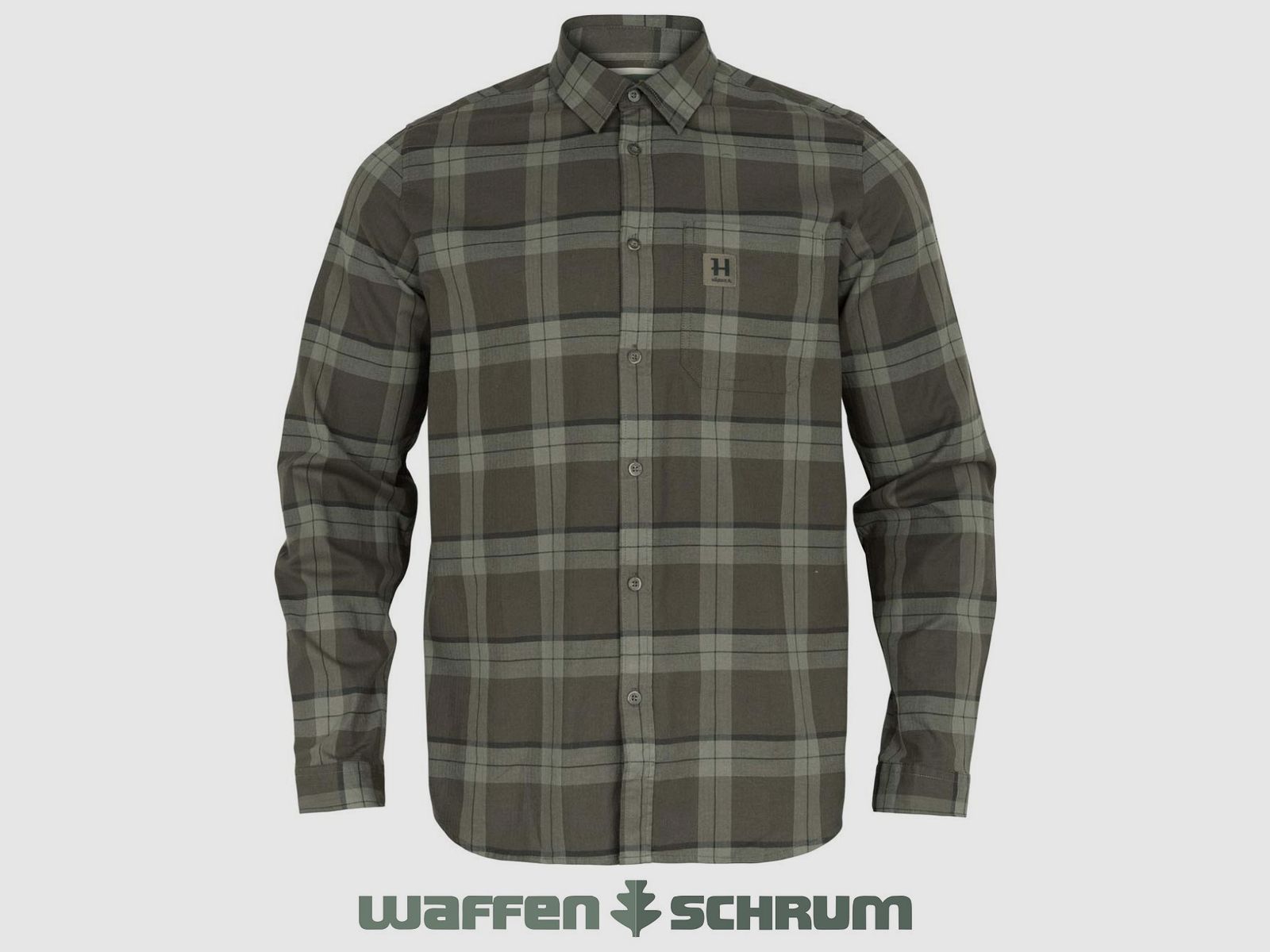 Härkila Hemd Fjell Green Check