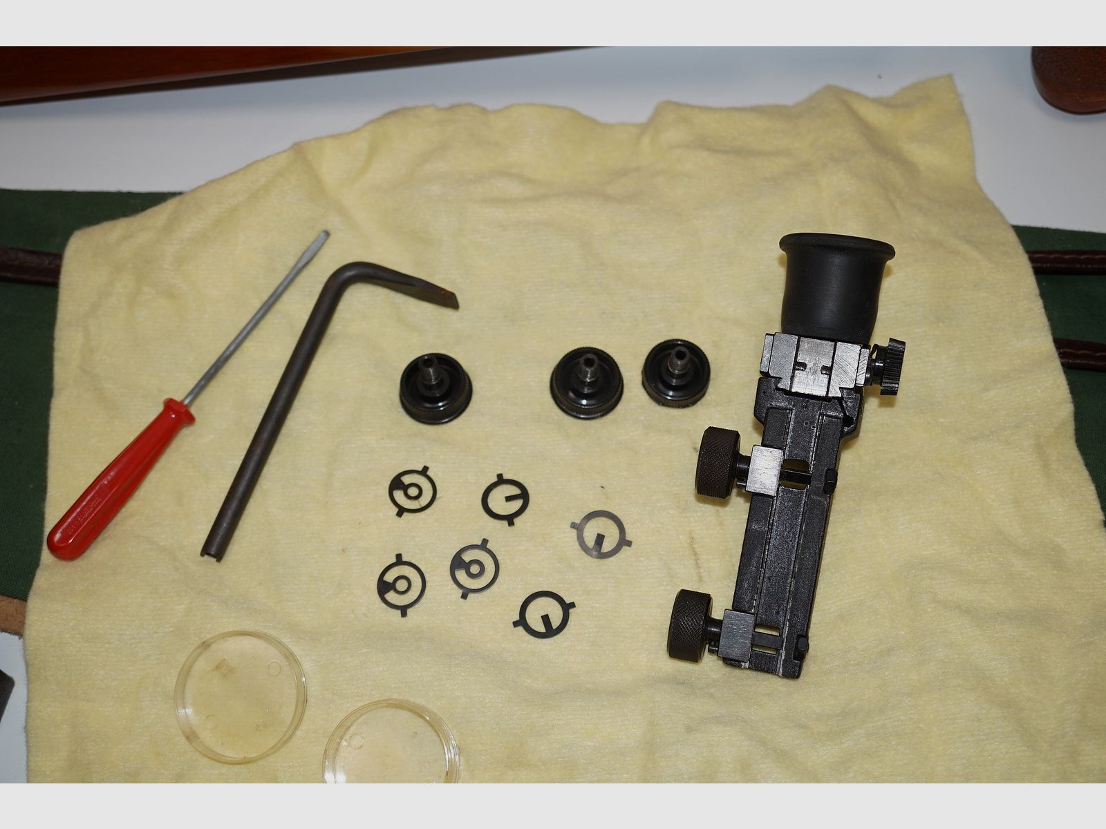 Haenel Mod. 312 side lever air rifle 4.5 mm diabolo with diopter 312