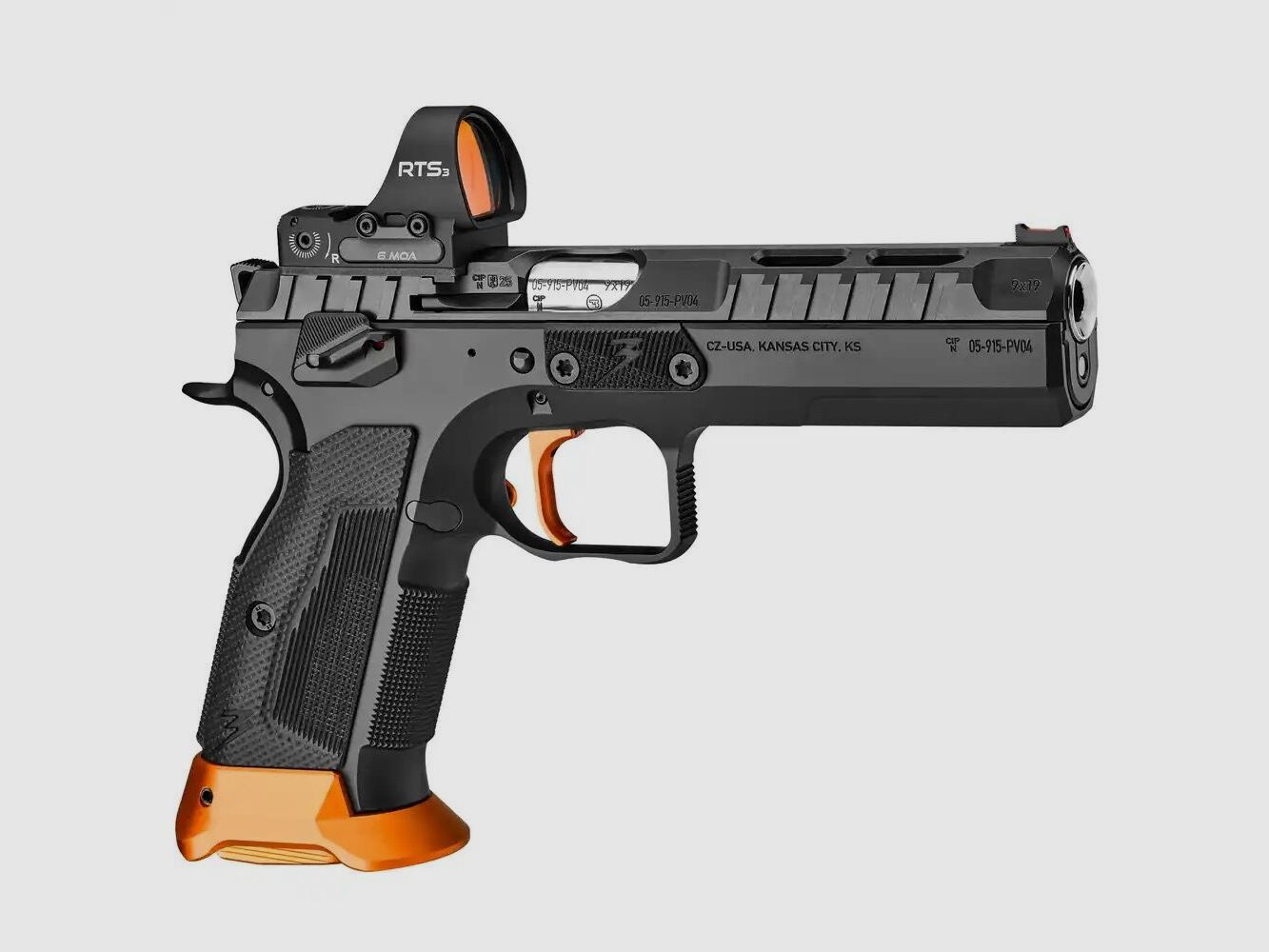 Pistola CZ TS3 Orange 20-S 9mm L, imagen 5 de 10