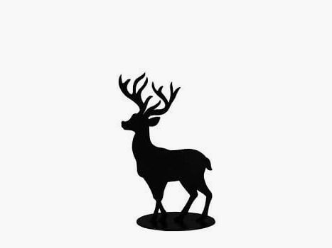 Kaheku Elvor Hirsch schwarz
