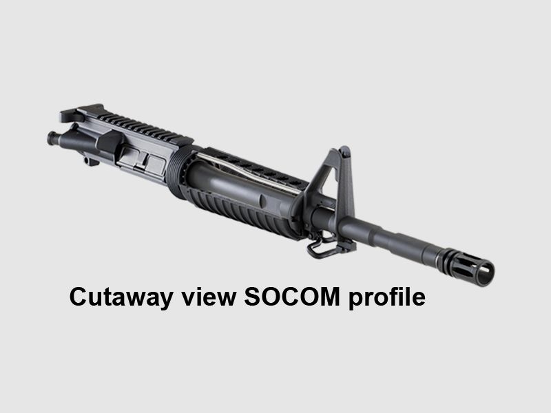 LUTH AR15 M4 SOCOM 5.56 Complete Upper 14.5”, immagine 2 di 3