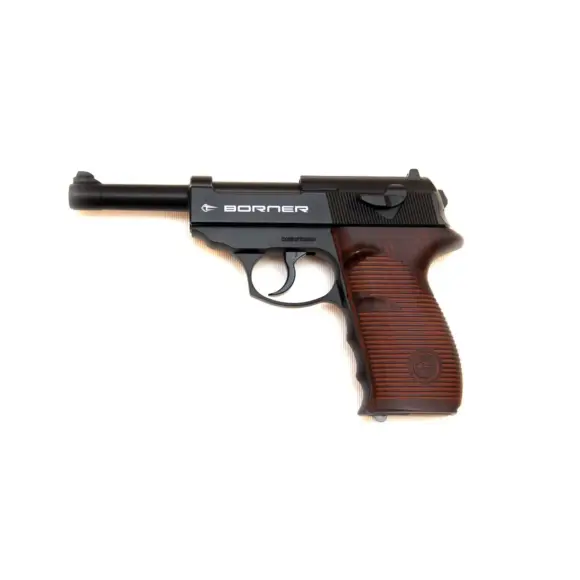 Pistola CO2 Borner C41 P38 Metallo Calibro 4,5 BB's, immagine 3 di 4