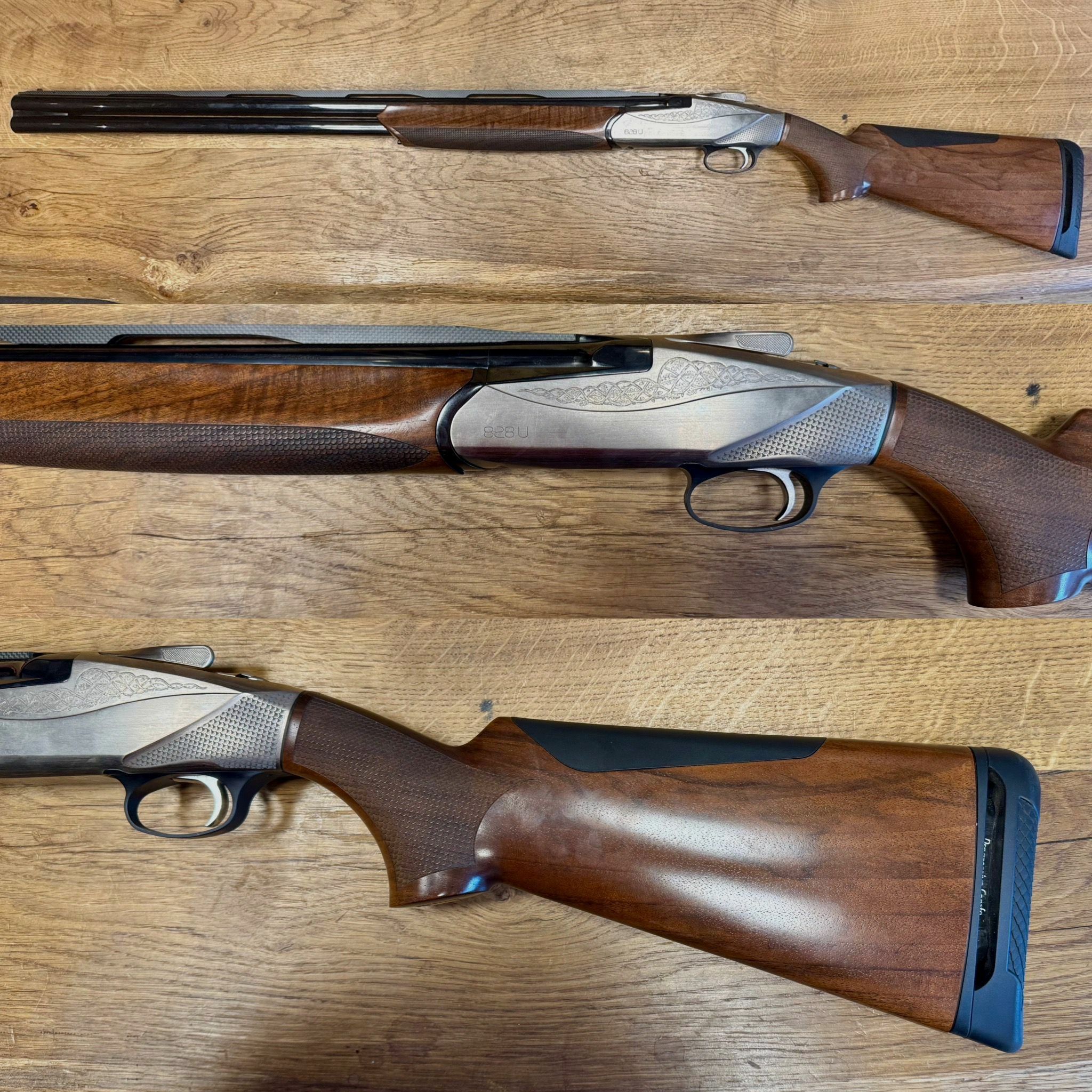 Benelli 828 U Silver