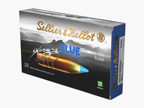 .30-06 Spr. tipped eXergy blue 11,7g/180grs. Sellier & Bellot