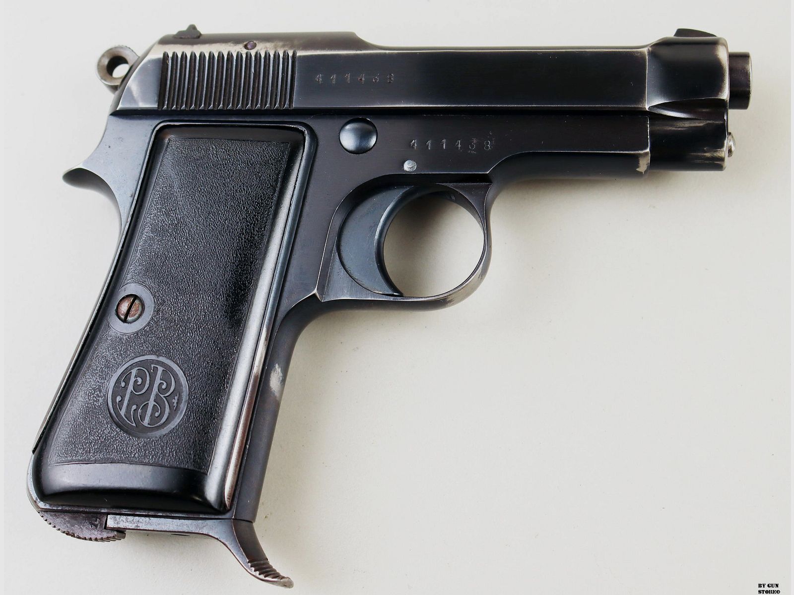 Pistola Beretta Brev.1915-1919 M.1934 cal. 7,65 mm matr. 411438, imagen 3 de 14